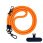 Mobile Phone Lanyards, Universal Adjustable Detachable Nylon Crossbody Lanyards, orange