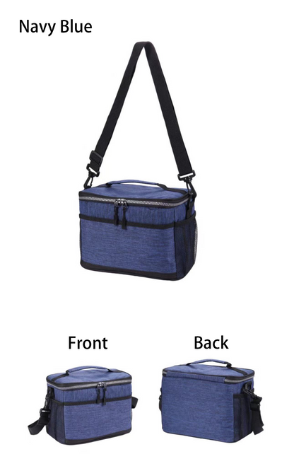 Premium Soft-Sided Insulated Lunch Bag, blue