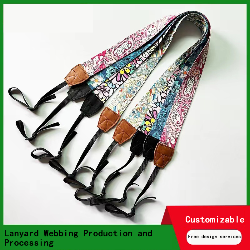 Camera Jacquard Ethnic Style Shoulder Strap