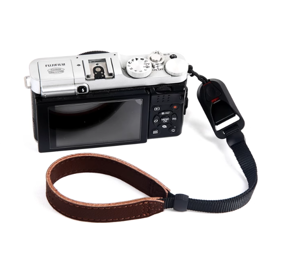 Leather Camera Wrist Strap, Quick Release Handle Strap Accessories, brown