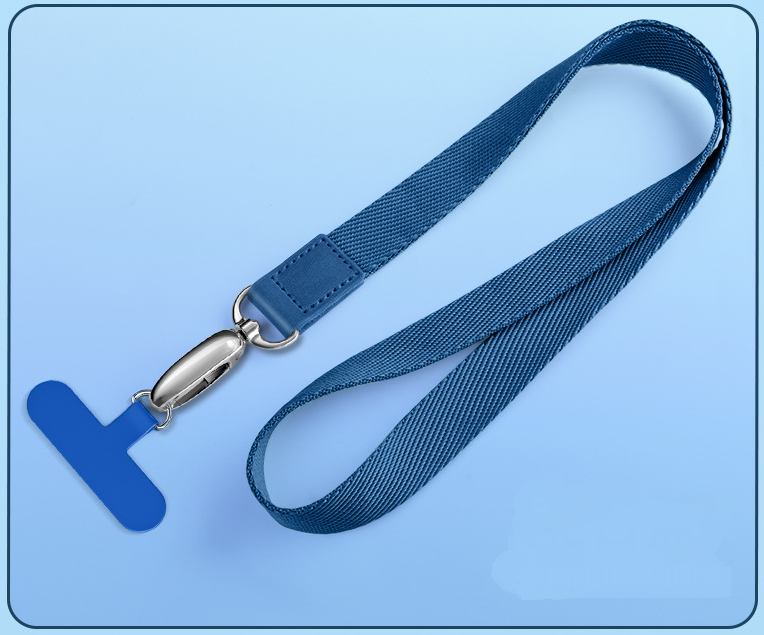 Lanyard Neck Strap & Wrist Strap Set, Durable Woven Neck Lanyard, blue