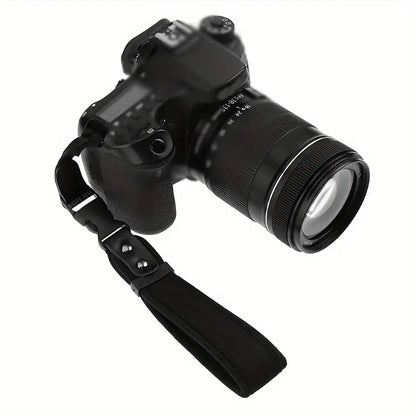 Camera Wrist Strap Soft Neoprene Wrist Lanyard with Quick-Release Buckle for Most DSLRs Non Mirror Cameras Point Cameras Binoculars (S01011)