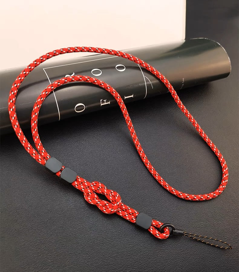 Hand Wrist Strap Lanyard, Adjustable Colorful Nylon Hand Wrist Straps, red