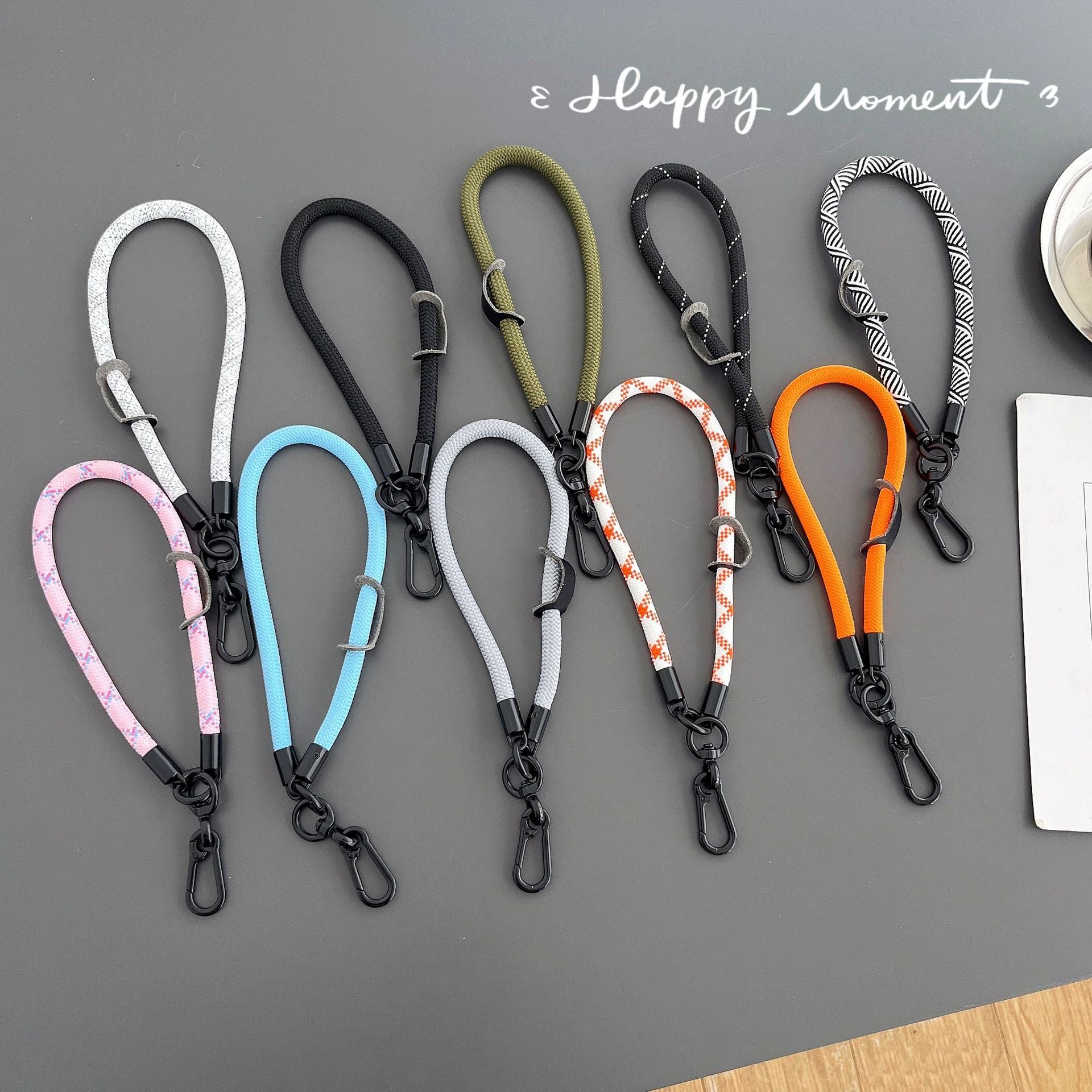 Hand Wrist Strap Lanyard, Adjustable Colorful Nylon Hand Wrist Straps, sets