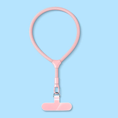 Universal Fashionable Nylon Mobile Phone Lanyard Short Wristlet Keychain Rope with Phone Tether Patch for Cell Phone Use (S01051)