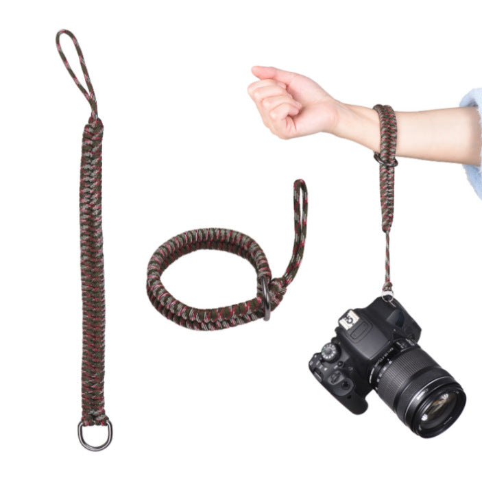 Pentax Camera Wrist Strap, Polyamide Braided Wristband, Soft Rope Camera Handle for Panasonic Digital DSLR Camera Accessories (S01039)