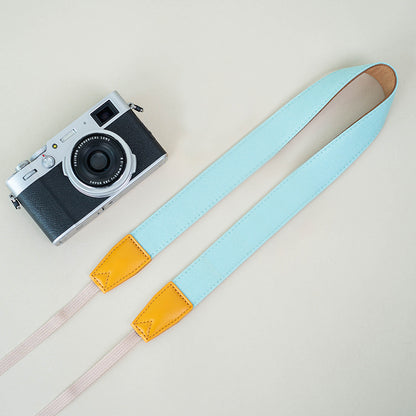 Retro Camera Strap Denim Cotton Super Thick Cotton Fiber Tensile Wear Comfortable To Reduce Shoulder Pressure, Length Adjustable (S01047)