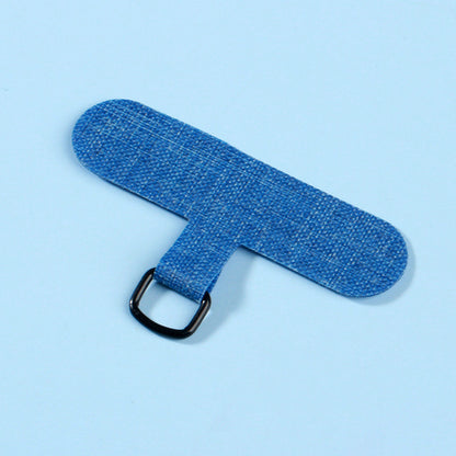 Mobile phone lanyard clip fixed card phone shell clip Transparent patch chain connected gasket ring anti-loss device, blue