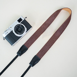 Retro Camera Strap,Coffee Color,Denim Cotton,Super Thick,Cotton Fiber Tensile Wear Comfortable