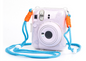 Light blue versatile camera lanyard - adjustable strap for digital and instant cameras