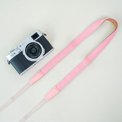 Retro Camera Strap,Pink,Denim Cotton,Super Thick,Cotton Fiber Tensile Wear Comfortable