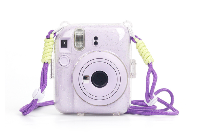  purple camera lanyard - durable polyester strap for digital cameras