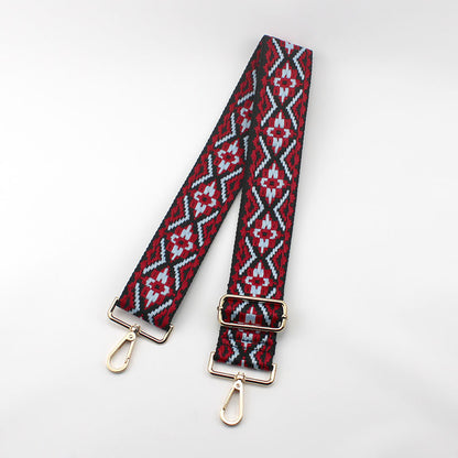 Ethnic Pattern Adjustable Straps Bag Accessories - Wide, Comfortable, Detachable, Plus Size Friendly Shoulder Strap For Bags (S01016)