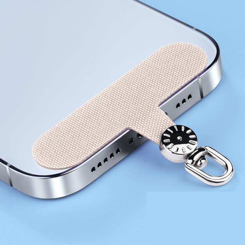 Mobile Phone Lanyard Patch Strap Clip Rotatable Charm Tether Tab Transparent TPU Cell Smartphone Accessories Chain Case (S01032)